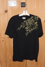 Adidas Shirt Mens Large Black Vintage Y2K MMA Grunge Climalite Made In Canada
