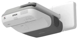 EPSON EB-460 VGA NETWORK ULTRA SHORT THROW 53-150" XGA 3LCD PROJECTOR / LOW HOUR - Picture 1 of 4