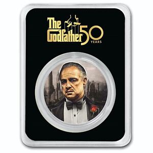 2022 Niue 1 oz Godfather 50th Anniversary Silver Coin