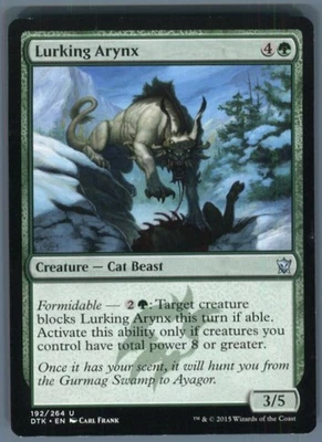 Magic the Gathering MTG Dragons of Tarkir Lurking Arynx #192 - Image 1 of 2