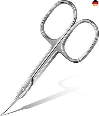 MARKE CGBE CGBE Professionelle Nagelhautschere mit Gebogener Spitze, Hautschere Extra Fein