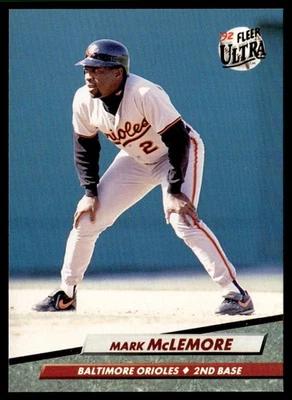 1992 Ultra Mark McLemore Baltimore Orioles #304 - Image 1 of 2