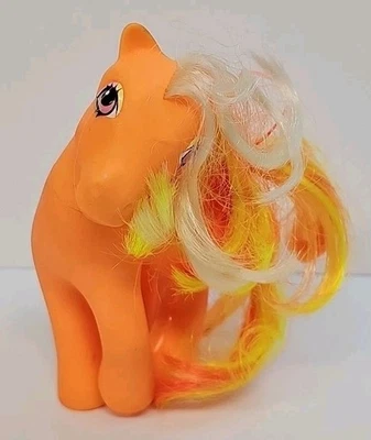 My Little Pony G1 Tropical Fish 1987 Vintage Neón Naranja Pegaso MLP Sea Breeze Foto 1 de 4