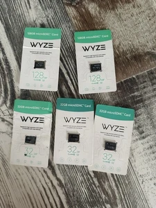 2 Wyze 128GB MicroSDXC Card U3 Class 10 V30 High Speed Camera+3 32GB SDHC W1 - Picture 1 of 7
