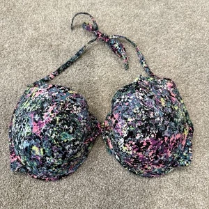 Victoria’s Secret Multicolor Graffiti Talla 36DD Bikini Bañador Top Convertible - Imagen 1 de 5