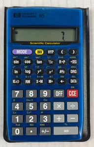 Hewlett Packard HP 6S Scientific Calculator with Sleeve - Metallic Blue - Picture 1 of 4
