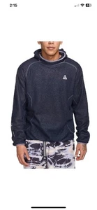 Nike ACG Wolf Lichen Mid-Layer Hoodie Thunder Blue Mens Sz XS DV9426-437 $180New - Picture 1 of 13