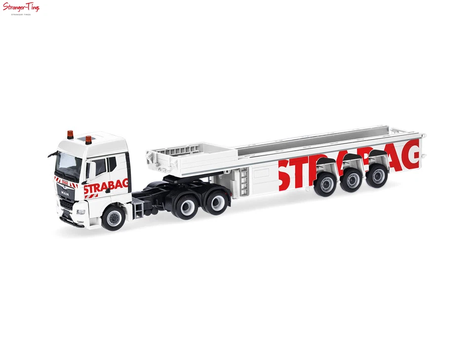 Herpa 319270 Man TGX GM 6x4 Betonteile-Sattelzug Strabag At 1 87 Ho Boxed