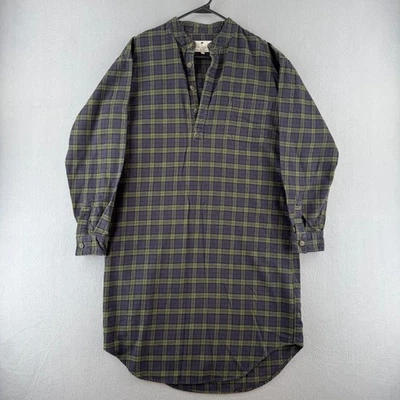 Camisa para dormir Lee Valley Ireland para hombre mediana larga franela a cuadros algodón Foto 1 de 4