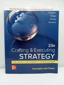 Crafting & Executing Strategy 23rd edition 23e By Thompson Ships Fast - Picture 1 of 2