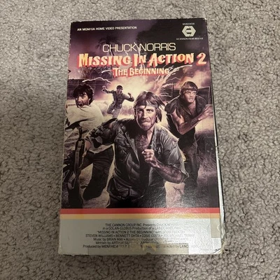 Missing in Action 2 The Beginning (VHS, 1985) Chuck Norris MGM/UA Big Box - Image 1 of 4