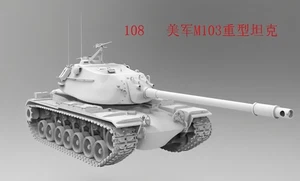 3D Printing 1/72 Us M103 Heavy Tank Unpainted - Picture 1 of 5