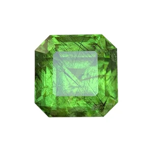 Piedra preciosa suelta peridoto rutilo natural verde vivo 29,62 quilates corte esmeralda colgante - Imagen 1 de 13