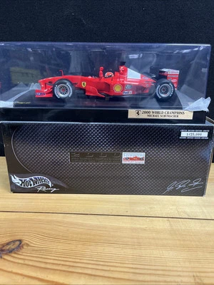 1/18 HOT WHEELS FERRARI MICHAEL SCHUMACHER CAMPEÓN DEL MUNDO 2001 EDICIÓN LIMITADA Foto 1 de 4