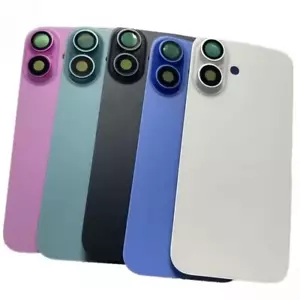 Scocca Posteriore per IPHONE 16 Pre-assemblati Rückglas Coperchio Vetro Con Logo - Foto 1 di 1