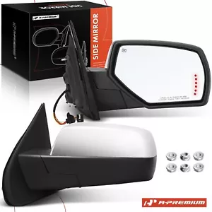 A-Premium 2x & Chrome Power Towing Mirror Heated for Chevy Silverado 1500 14-18 - Picture 1 of 10