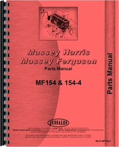 Massey Ferguson 154 154-4 Tractor Parts Manual (MH-P-MF154-4) - Picture 1 of 1