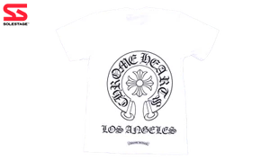 Camiseta de Bolsillo Exclusiva Chrome Hearts Los Angeles Blanca (CHHE-ST013) Para Hombre Tallas S-L - Imagen 1 de 2