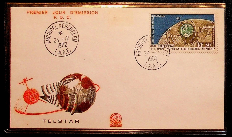 French Southern & Antarctic Territory Sc C5 - 1962 FDC - TELSTAR - Image 1 of 1