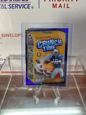 2022 Donruss Peyton Manning Crunch Time CT-8 Indianapolis Colts SP - Image 1 of 2
