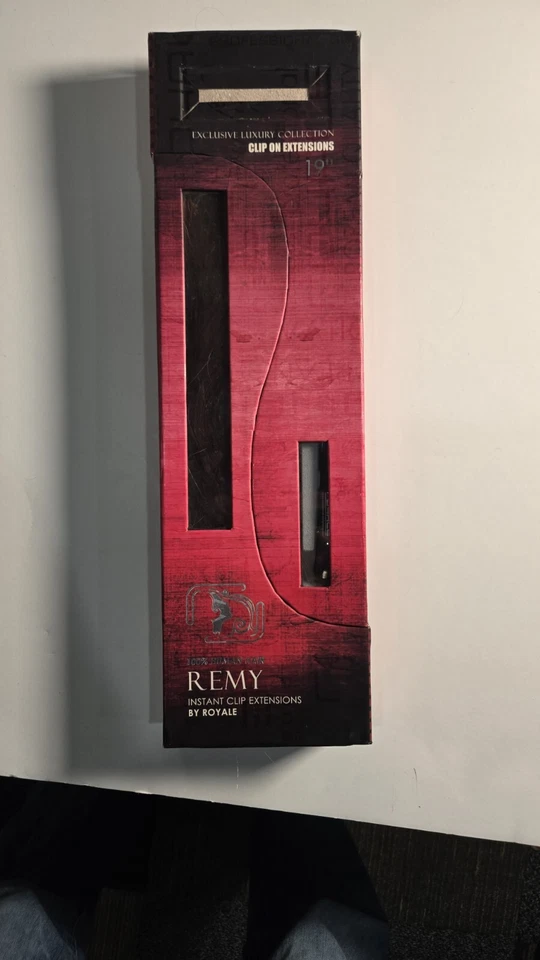 Nuevas Extensiones de Cabello Royale Clip Rojo Marrón RE06 RE 06 100% Remy Humano 19" Foto 1 de 4