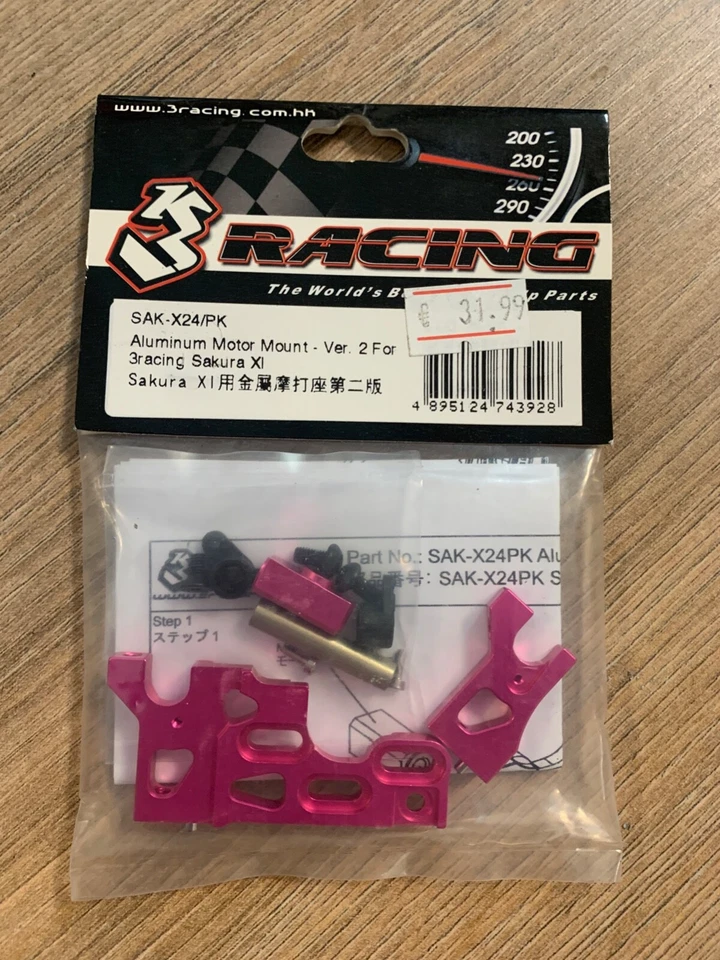 Montaje de motor de aluminio 3Racing Sakura versión 2 Sak-x24/pk Foto 1 de 1