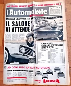 1961 L'AUTOMOBILE QUOT S TORINO MASERATI 3500 5000 MG MIDGET JAGUAR E FIAT 2300S - Imagen 1 de 6