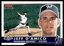 2001 Fleer Tradition Jeff D'Amico Baseball Cards #159