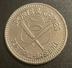 Sports & Games (Softball-Baseball) Batting Cage Token - Picture 1 of 2