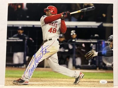Torii Hunter Signed Los Angeles Angels 11x14 Photo JSA - Image 1 of 4
