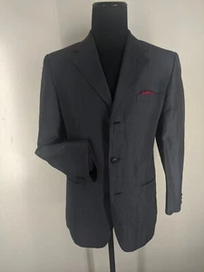 Traje Versace Classic V2 Vintage (1990) Gris Pantalones Plisados - Ajuste EE. UU. Talla 38 Reg - Imagen 1 de 14