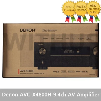 Denon AVC-X4800H 9.4ch 200W 8K AV Amplifier with 3D Audio HEOS® Built-in 220V_ - Image 1 of 3
