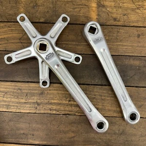 Old School BMX Shimano Crank Set 600 Arabesque 170 mm 130 BCD Vintage B1 - Picture 1 of 11