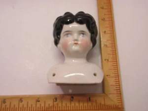 Vintage Mannequin Lady Head Figure, Ceramic Woman Head Bust, Well Detailed - Picture 1 of 12