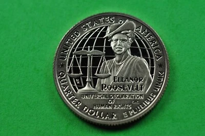 2023-S GEM Proof Deep Cameo American Women US Quarter(Eleanor Roosevelt)c/n Clad - Image 1 of 2
