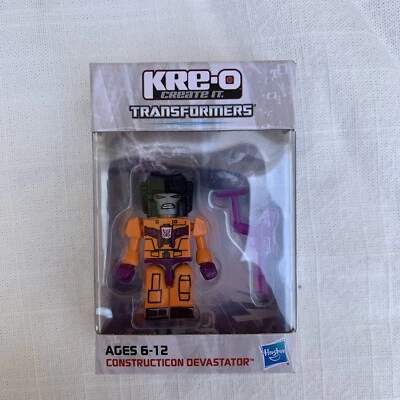 SDCC / Botcon 2013 TRANSFORMERS Kre-O Devastador y arma megatron Kreo raro Foto 1 de 4