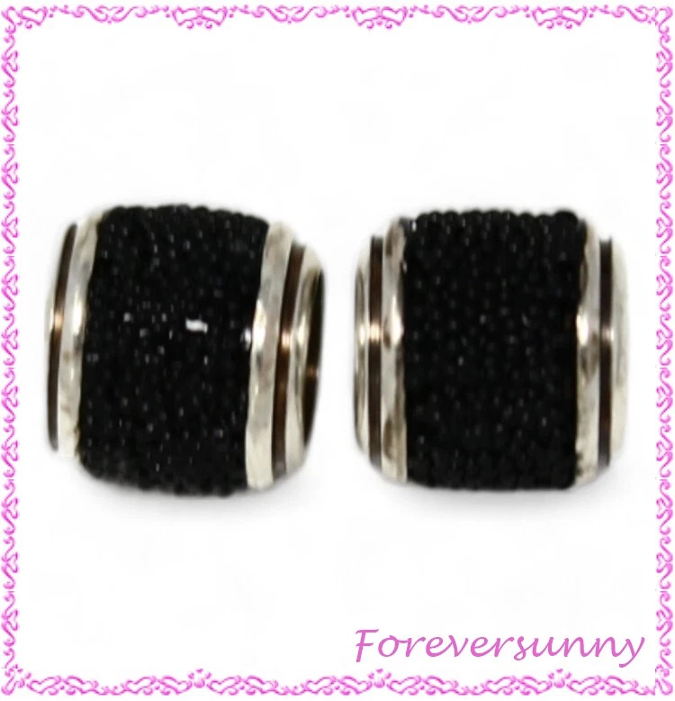 Brighton Caviar Belack Beads Spacers New - Lot of 2 - Image 1 of 3