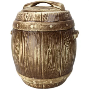Cucumber Barrel 9L Cucumber Pot Garden Pot Inlay Pot Cucumber Barrel Pot Rustic Ceramic - Picture 1 of 4