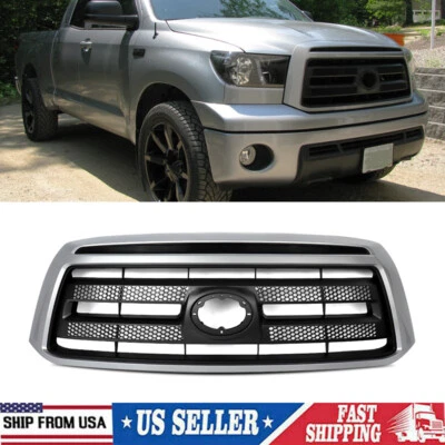For 2010 2011 2012 2013 Toyota Tundra Silver Sky Front Bumper Upper Grille New Foto 1 de 4
