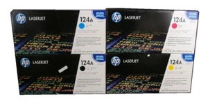 Tóner original HP Color Laserjet 1600 2600n 2605dn CM1015 / 124A Q6000A- Q6003A - Imagen 1 de 1