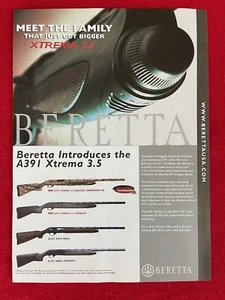 Print Ad For Beretta A391 Xtrema 3.5 Series Advertisement - Picture 1 of 2