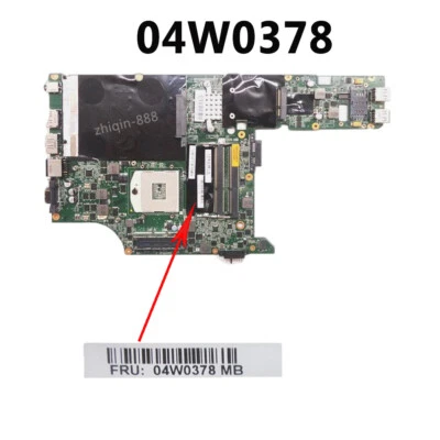 04W0378 For Lenovo Thinkpad L420 Laptop motherboard DAGC9EMB8E0 Intel HM65 DDR3 - Image 1 of 4