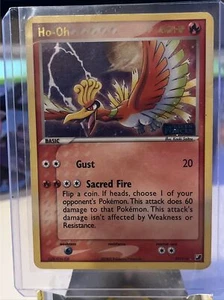 Estampilla HP Pokémon JCC Ho-oh Tema 27 Holo Raro Cosmos Holo Raro Fuerzas Invisibles - Imagen 1 de 4