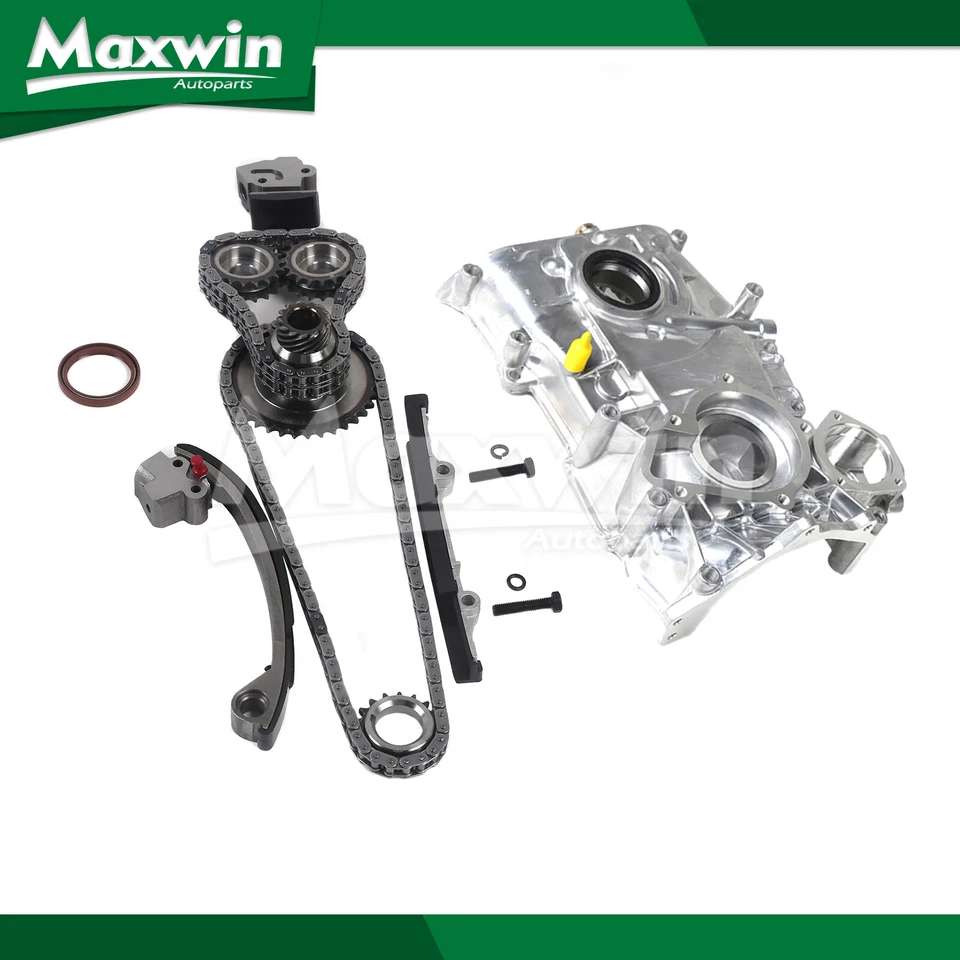Kit de cadena de distribución con bomba de aceite compatible con Nissan 240SX 1991-1994 2,4 L l4 DOHC NUEVO Foto 1 de 4