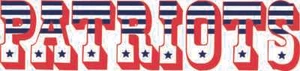 NEU ENGLAND PATRIOTS Vinyl Aufkleber/Aufkleber ** 5 Größen ** - Bild 1 von 1