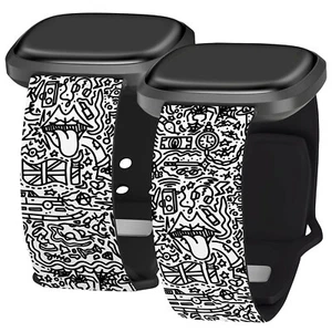 Correa de reloj Doodle HD compatible con FitBit Versa 3 y Sense - Imagen 1 de 25