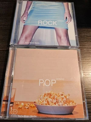 Pop Songs + Rock Songs von Sony Music Media | 2 Doppel-CDs |  Zustand gut - Bild 1 von 4