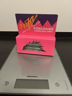 NEW Onza Porcipaws Transparent Grips Retro MTB Grips NOS - Image 1 of 4