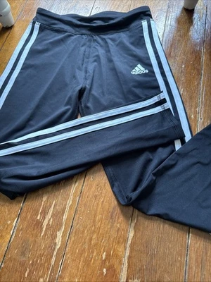 Girl’s Size Medium Black Adidas Leggings - Image 1 of 4