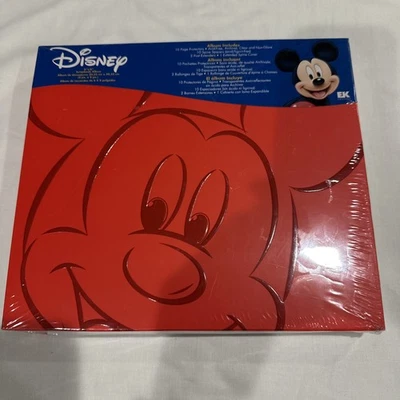 NEW In Wrap Disney Mickey Mouse 8 x 8 EK Success Red 10 Pages Scrapbook Album - Image 1 of 3